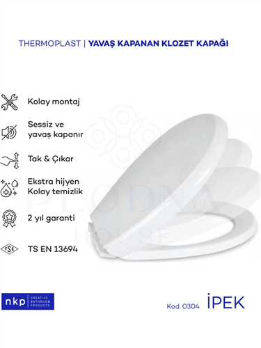 İPEK KLOZET KAPAĞI YAVAŞ KAPANAN